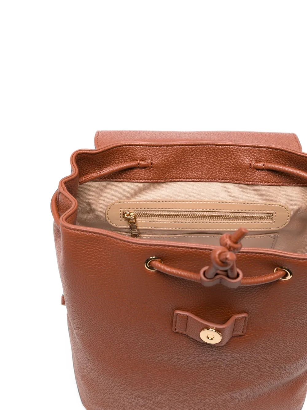 Love Moschino Rugzak met logoplakkaat Bruin