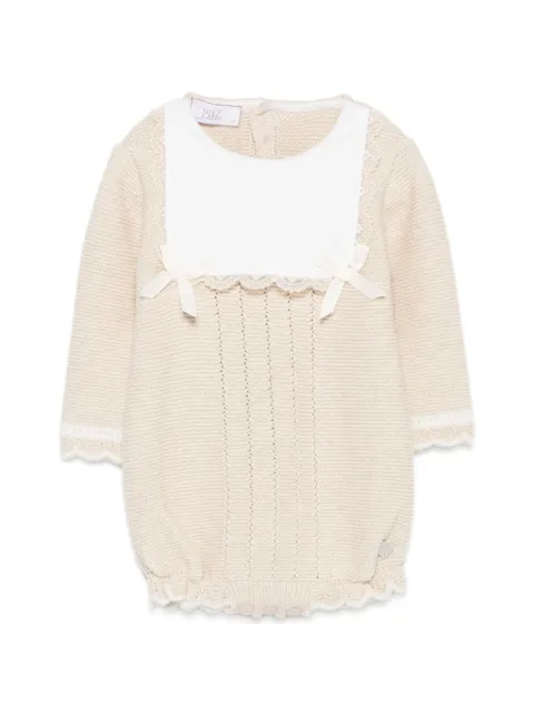 Paz Rodriguez Lua bow-detail knitted romper