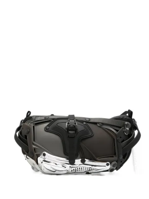 Innerraum sculptural-shell carabiner belt bag