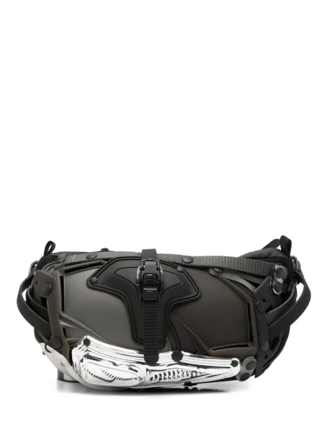 Innerraum sculptural-shell carabiner belt bag