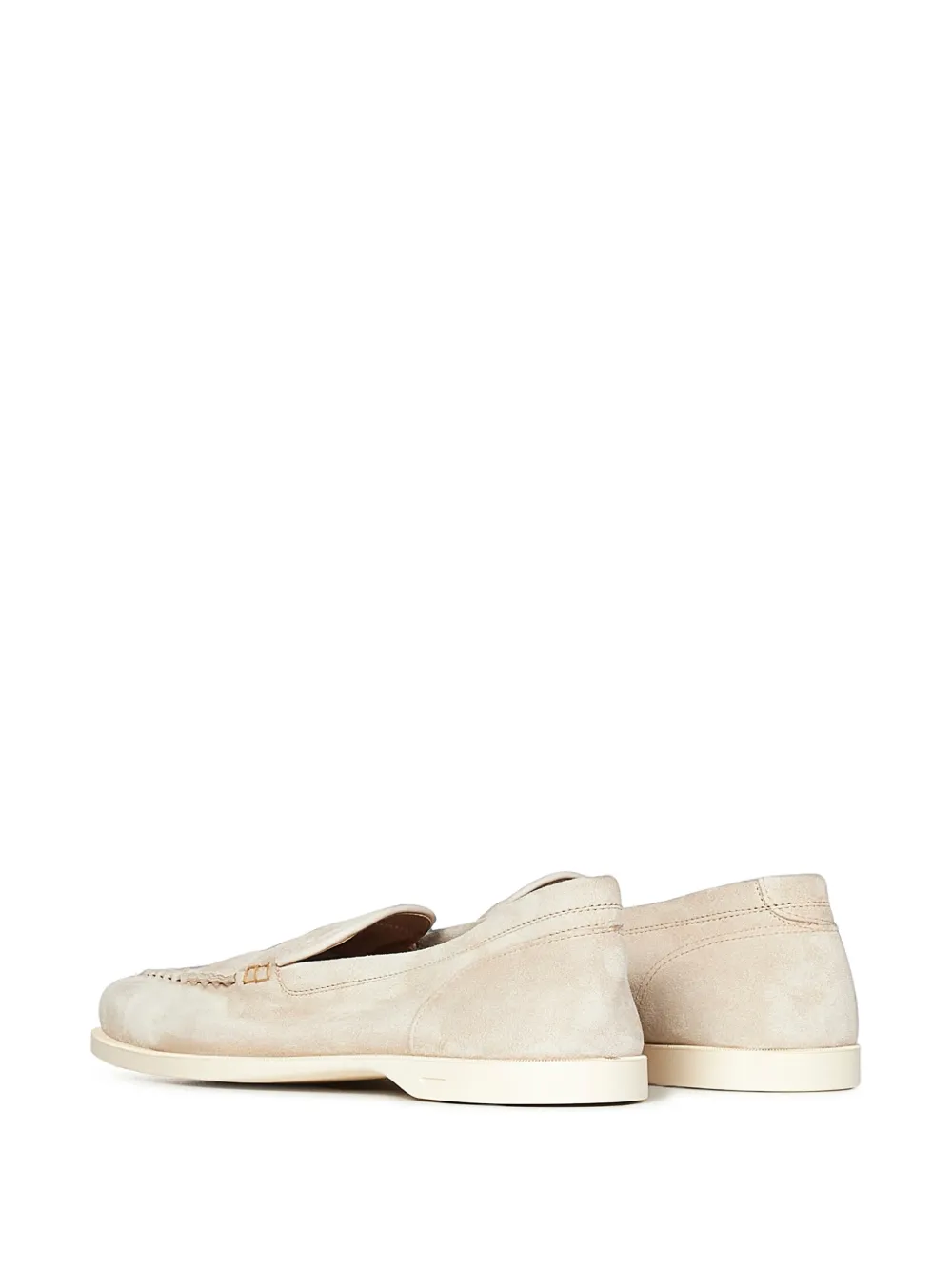 John Lobb Suède loafers Beige
