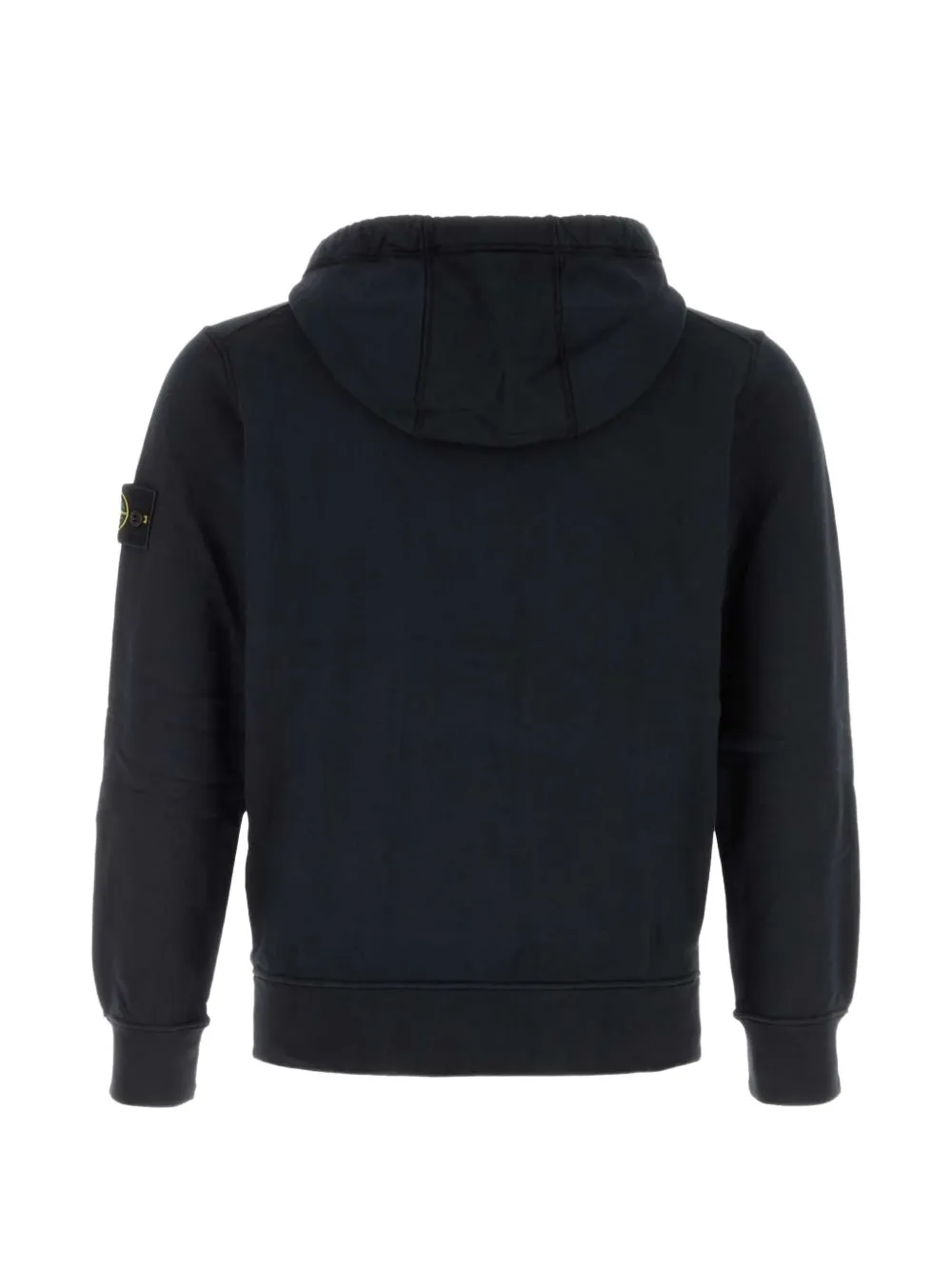 Stone Island 6100061 fleece sweater van biologisch katoen Zwart