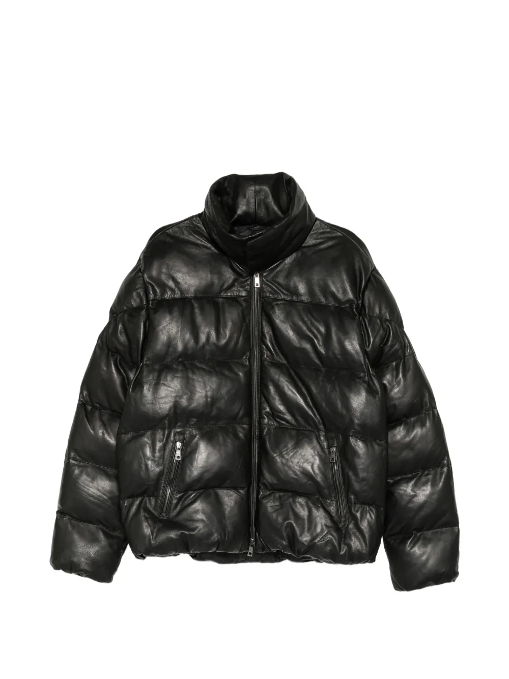 Giorgio Brato quilted leather puffer jacket