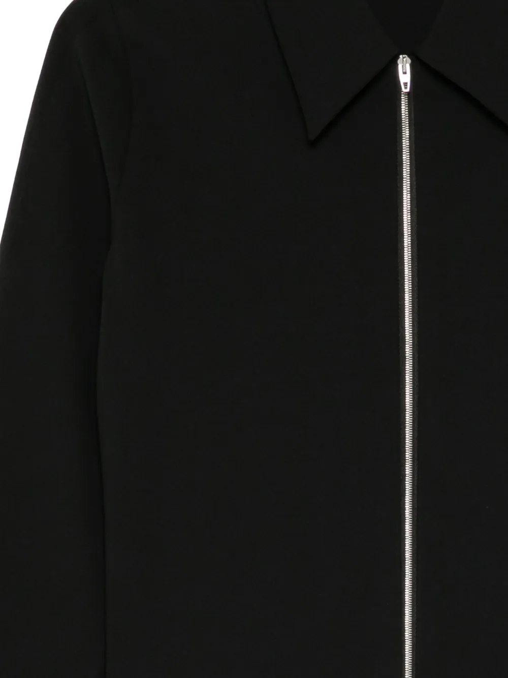 Jil Sander Jack met puntkraag Zwart