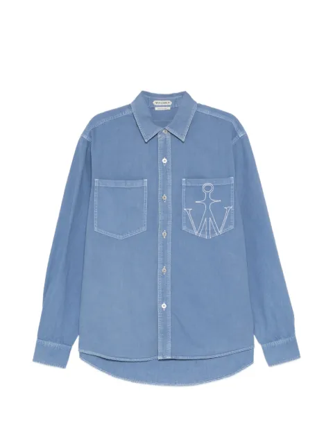 JW Anderson Anchor logo-embroidered shirt