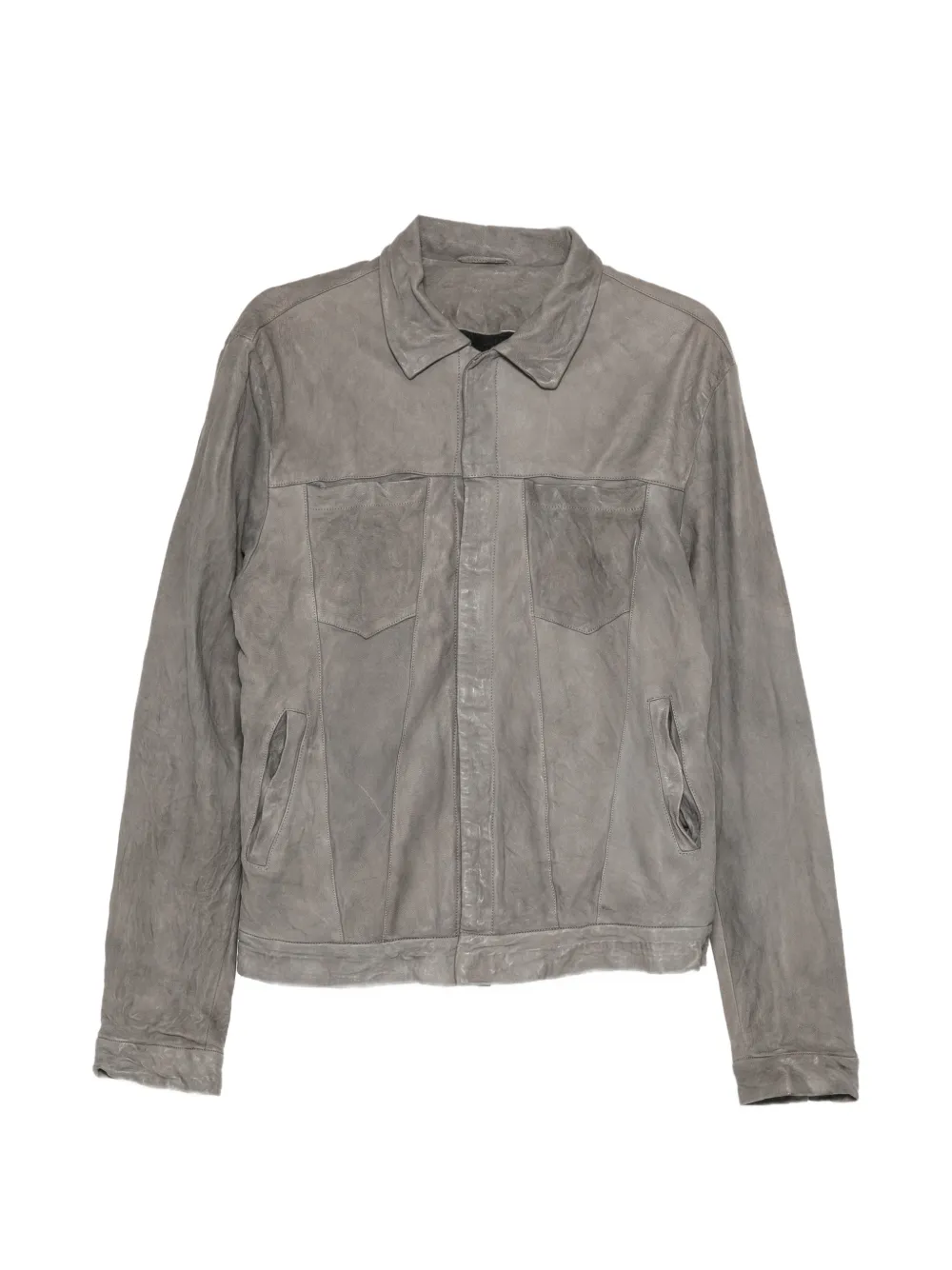 Giorgio Brato washed leather jacket