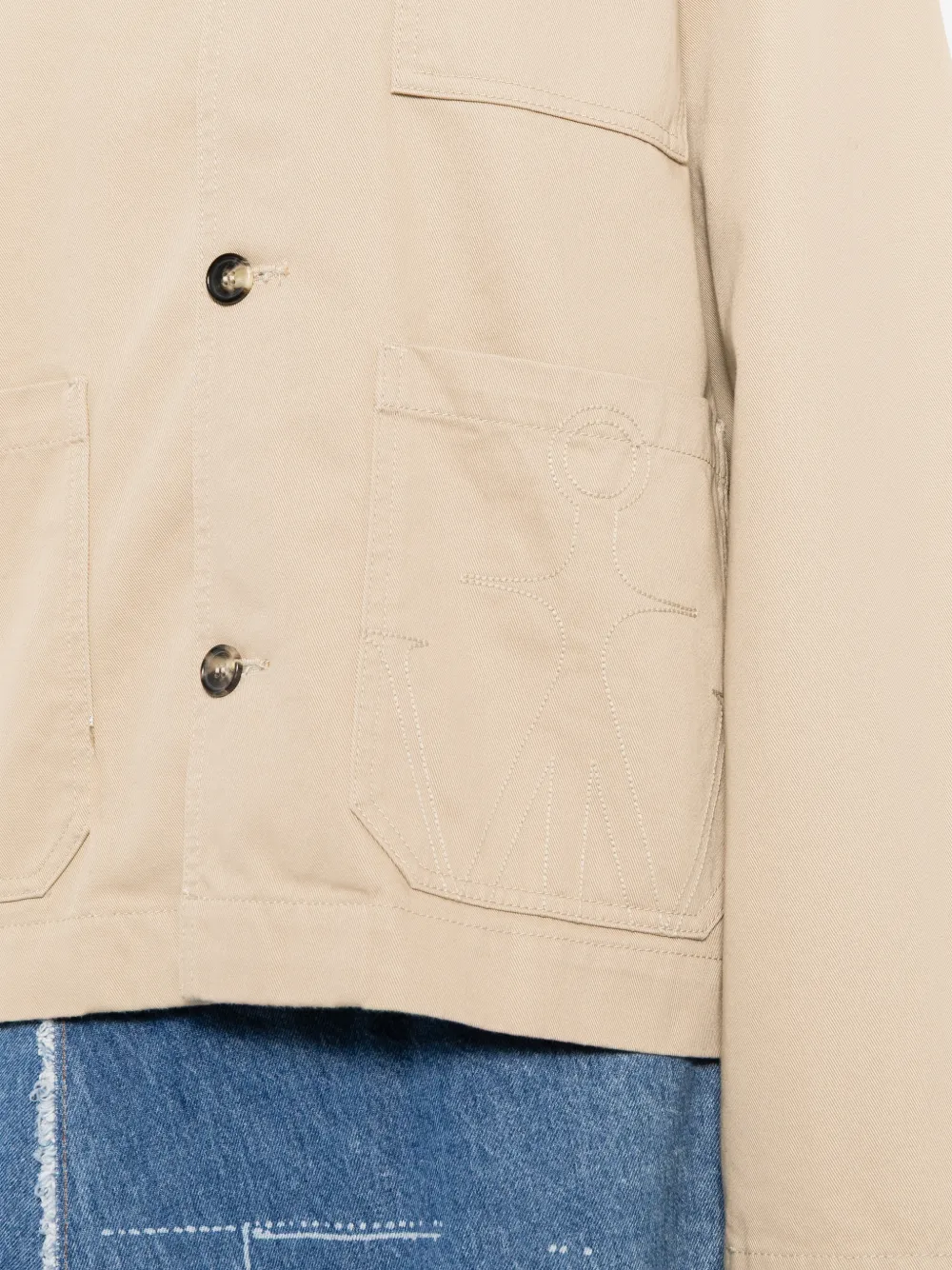 JW Anderson button-up shirt jacket Beige