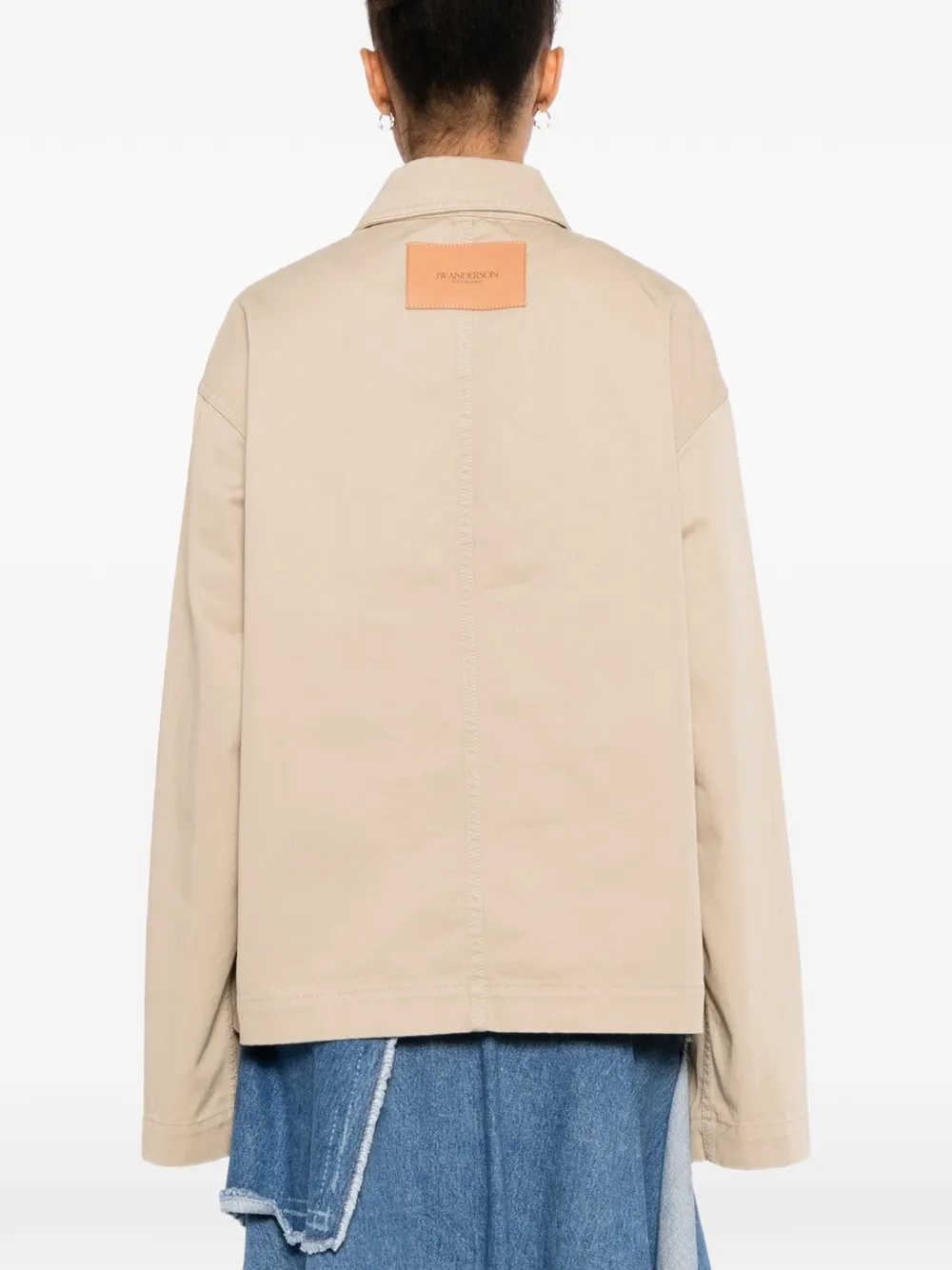JW Anderson button-up shirt jacket Beige
