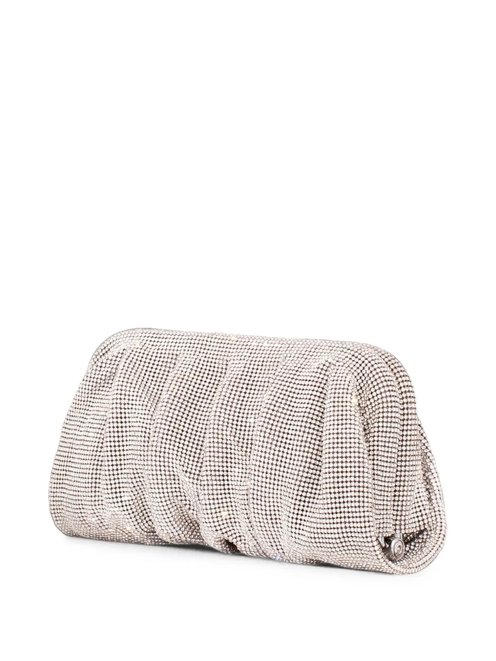 Benedetta Bruzziches Venus La Grande clutch verfraaid met kristal Zilver