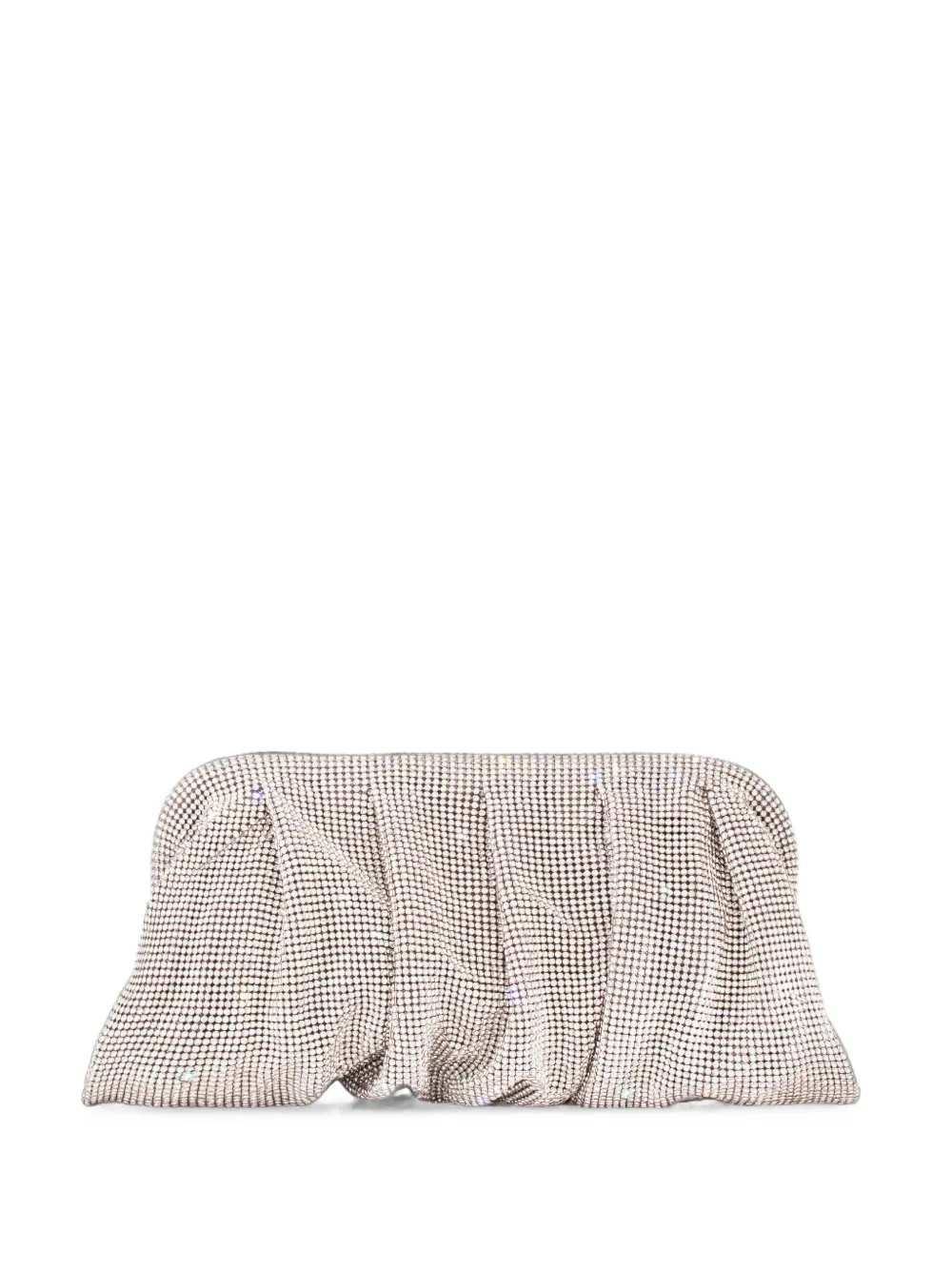 Benedetta Bruzziches Venus The Great crystal-embellished clutch bag - Argento