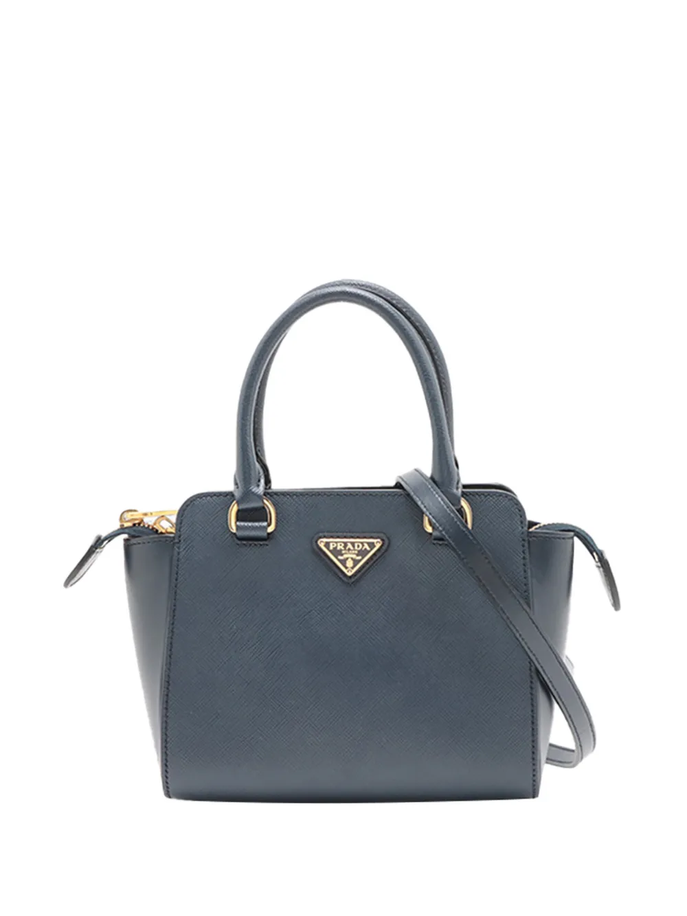 Prada Pre-Owned 2010-2026 Mini Saffiano Lux Tote satchel - Blu