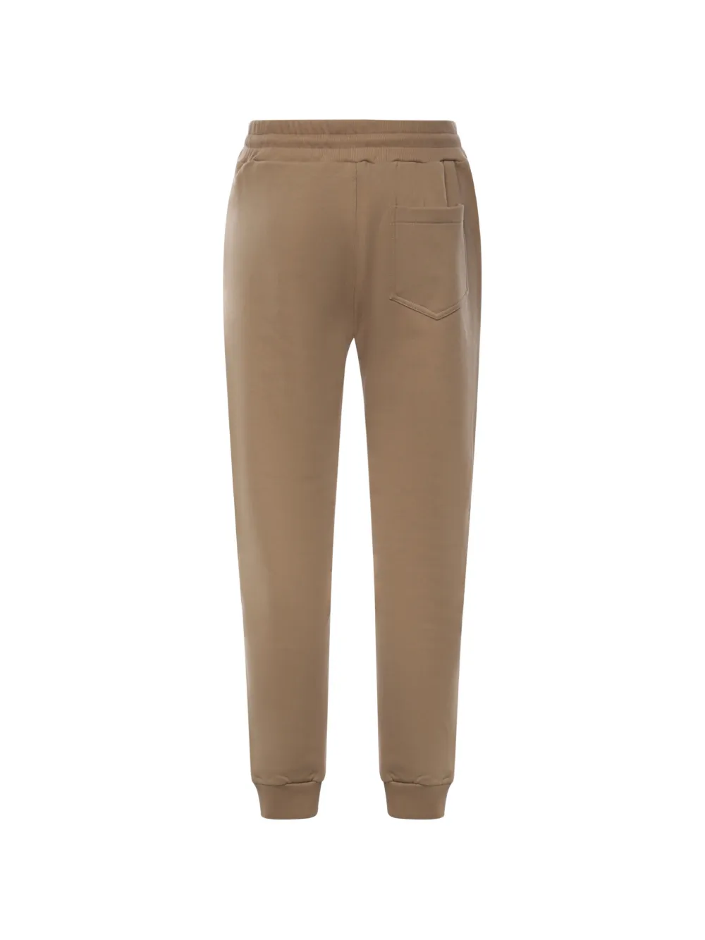 DONDUP logo-embroidered drawstring track pants Beige