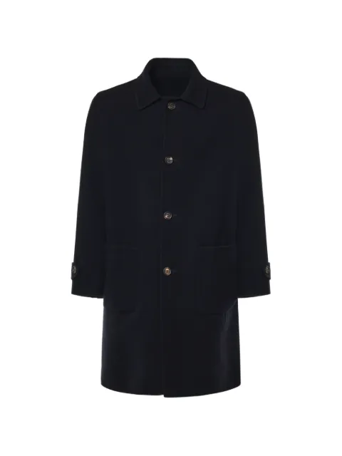Eleventy button-down patch-pocket coat