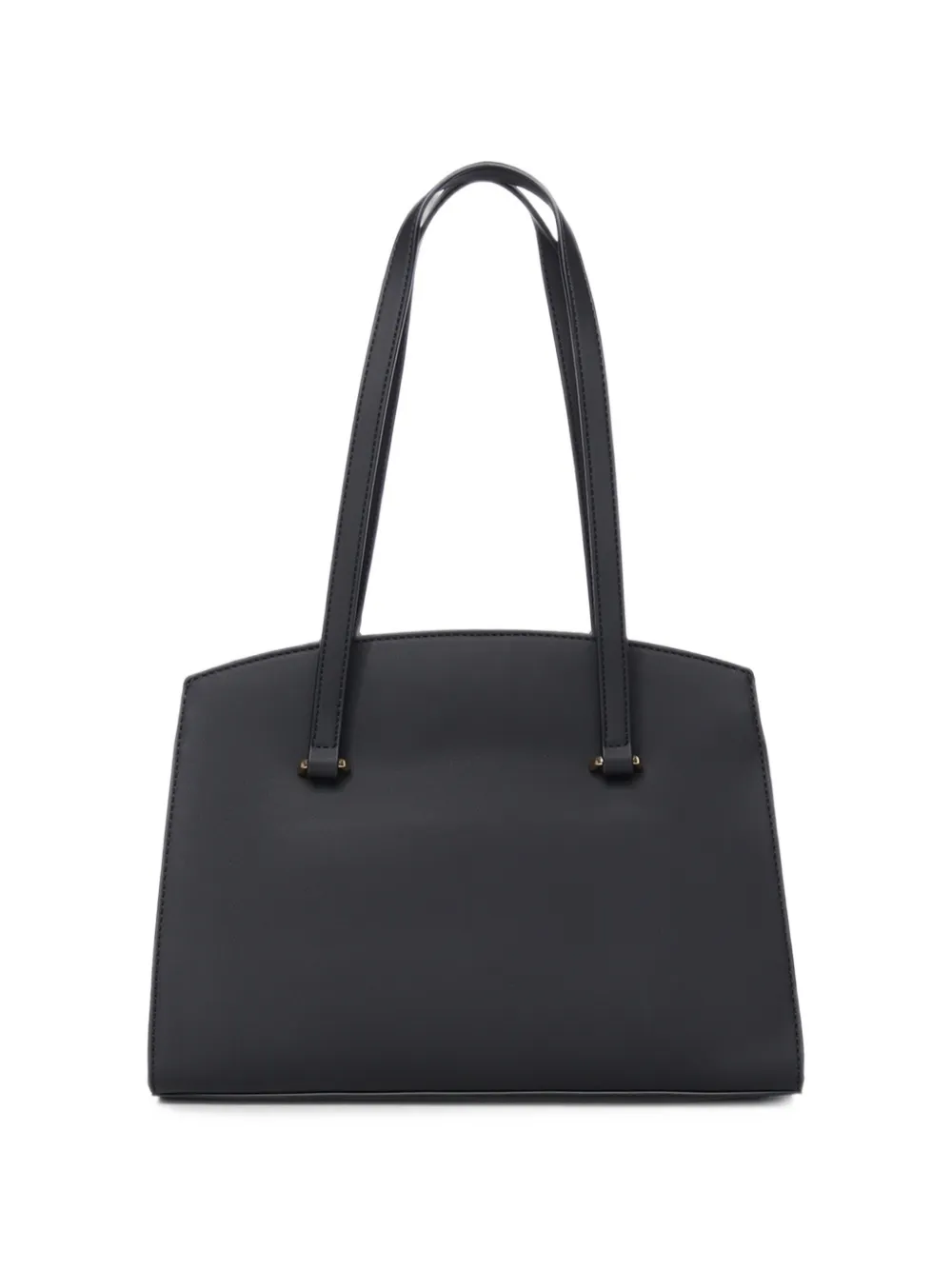 Love Moschino Schoudertas met logoplakkaat Zwart