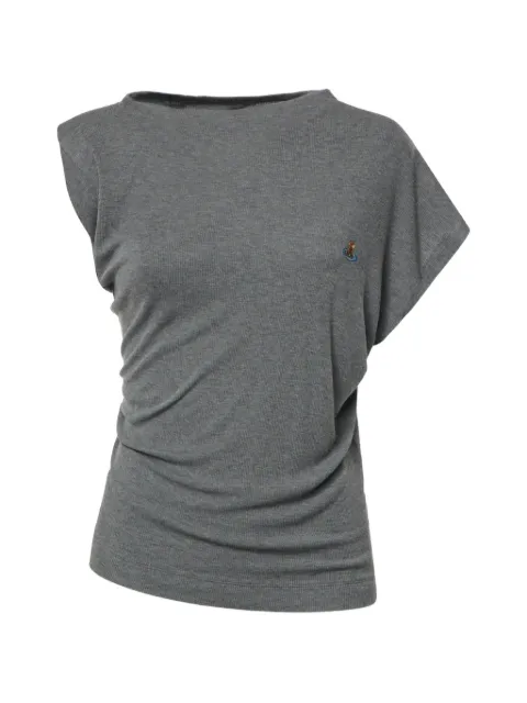 Vivienne Westwood Hebo asymmetric draped top