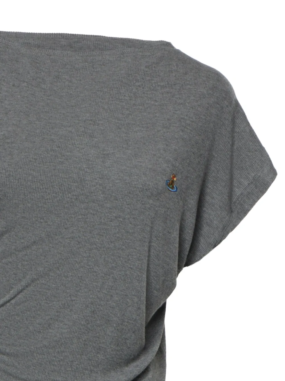 Vivienne Westwood Hebo T-shirt met Orb-borduurwerk Grijs