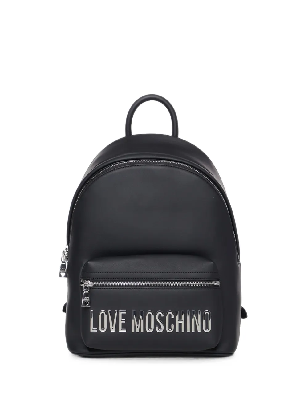 Love Moschino logo-plaque backpack - Nero