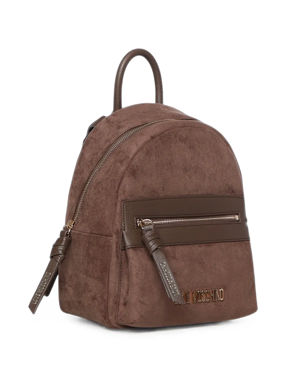 Love Moschino Rugzak met logoplakkaat Bruin