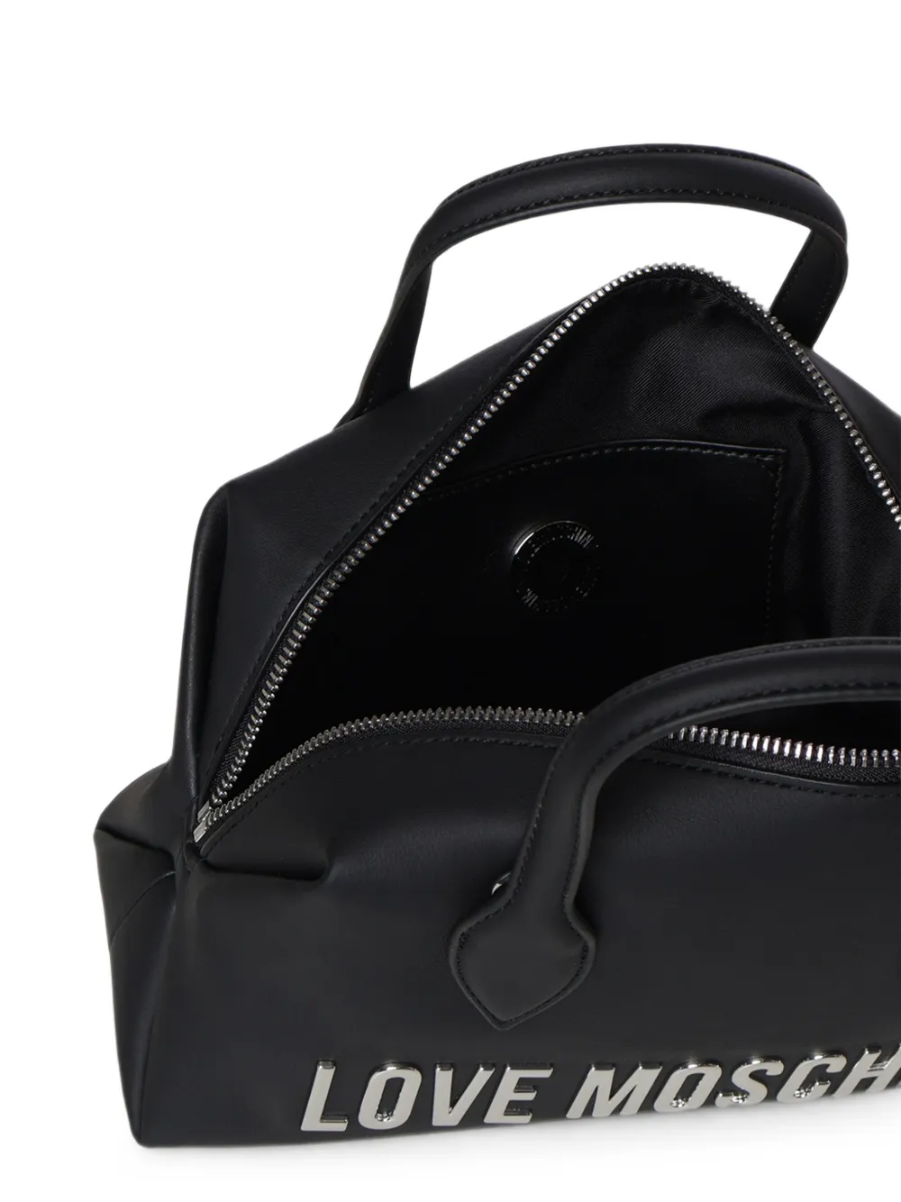 Love Moschino Shopper met logo Zwart