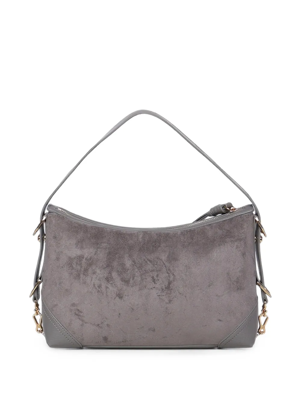 Love Moschino Schoudertas met logoplakkaat Grijs