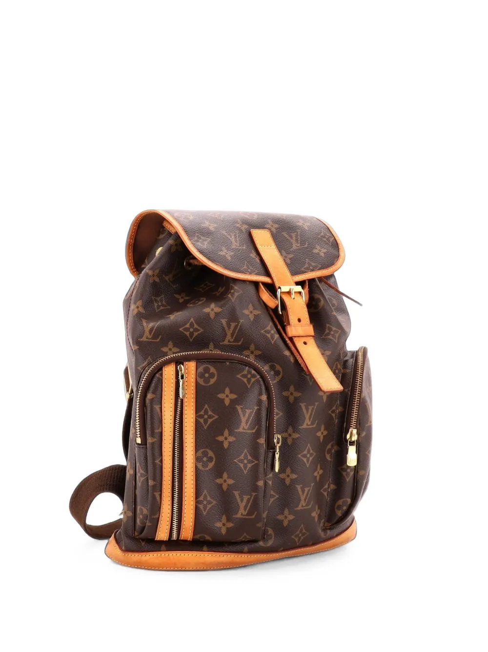 Louis Vuitton Pre-Owned Bosphore Rucksack aus Canvas mit Monogramm - Braun