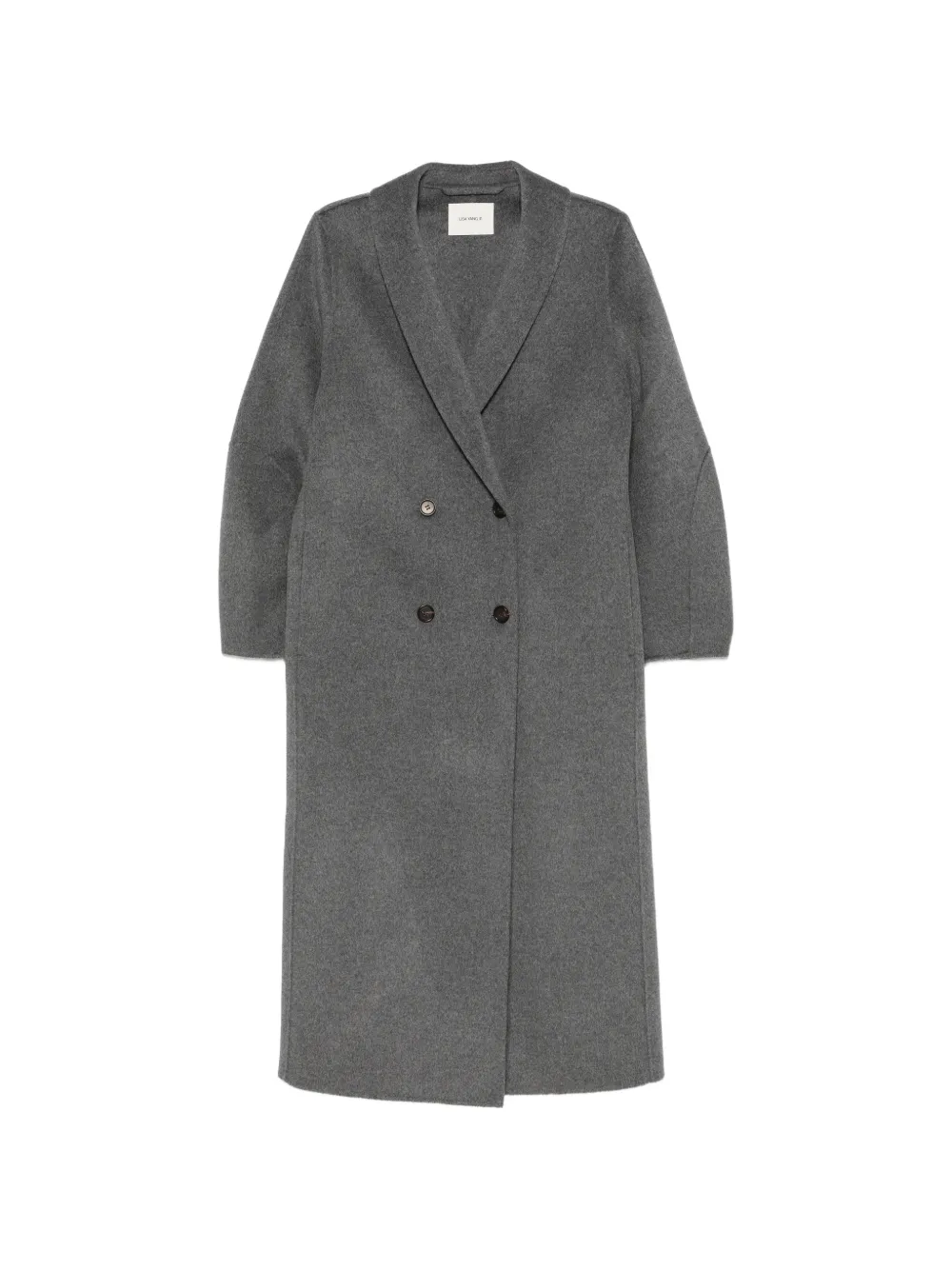 Lisa Yang double-breasted shawl-lapel coat · 1