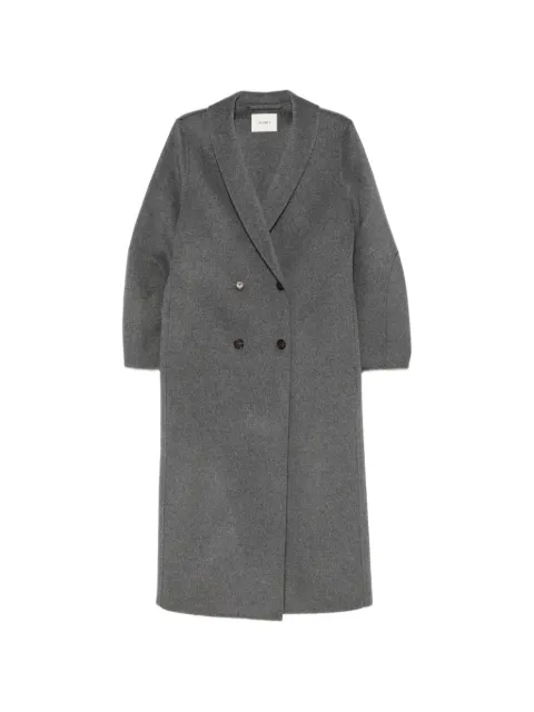 Lisa Yang double-breasted shawl-lapel coat