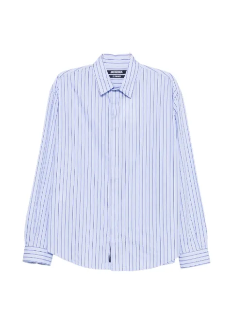 Jacquemus dog-print striped shirt