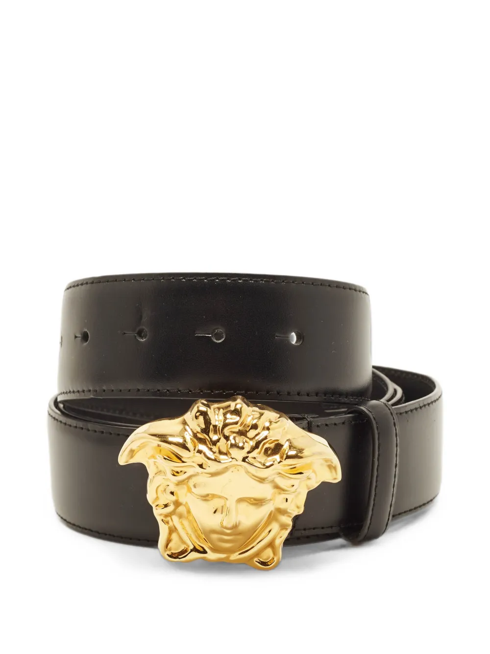 Versace Pre-Owned Medusa head buckle belt - Schwarz