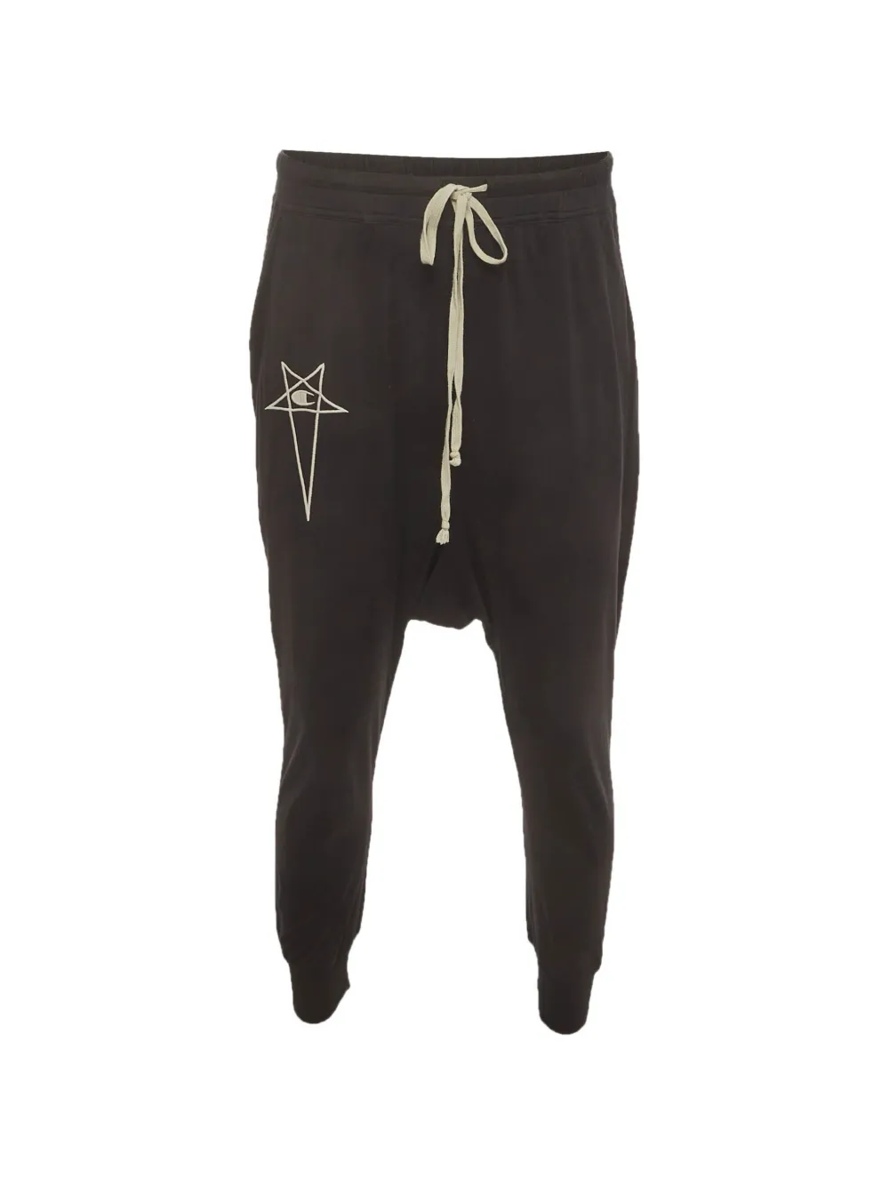 Rick Owens x Champion Prisoner drawstring track pants - Nero