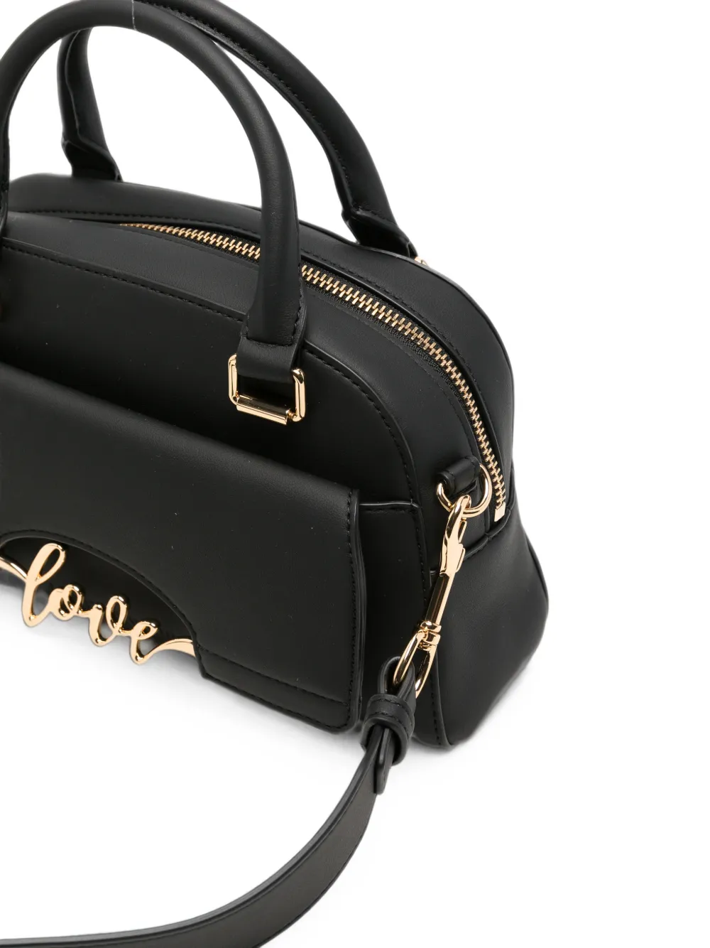 Love Moschino Heuptas met logoplakkaat Zwart