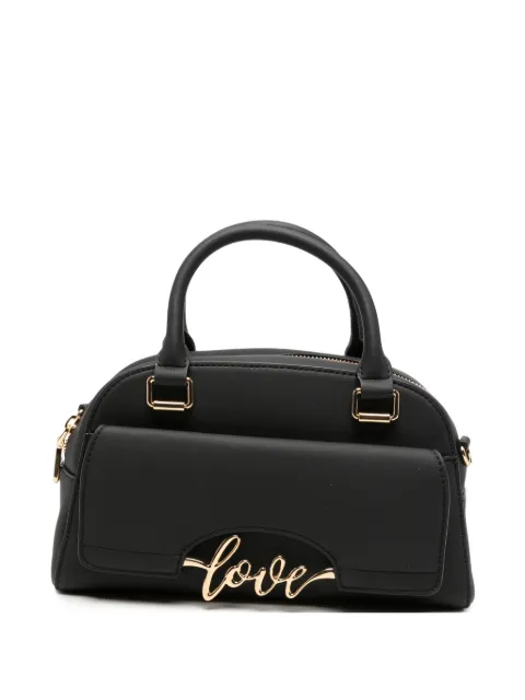 Love Moschino logo-plaque tote bag