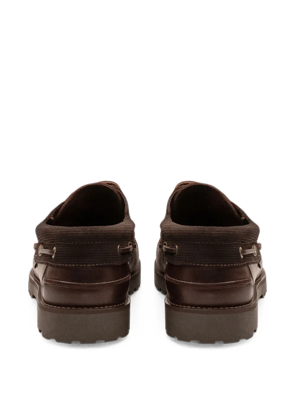 Barbour Re-Engineered Deck leather boat shoes Bruin