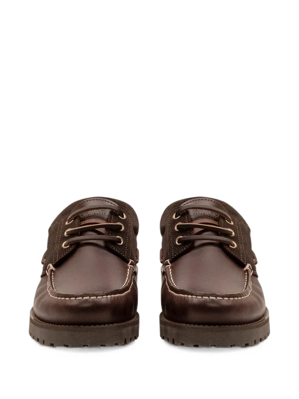 Barbour Re-Engineered Deck leather boat shoes Bruin