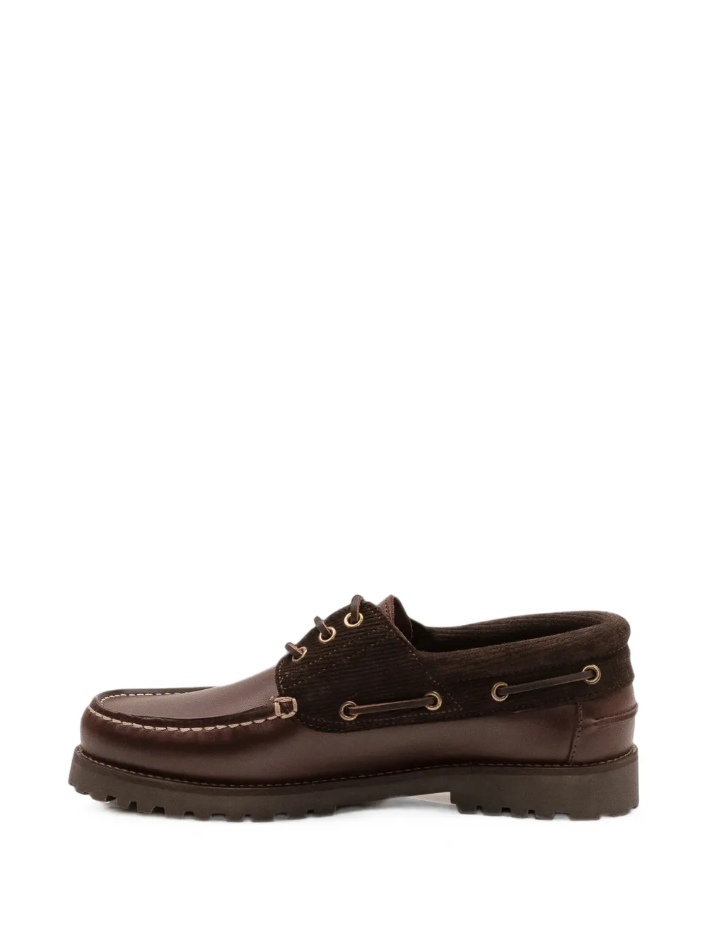 Barbour Re-Engineered Deck leather boat shoes Bruin
