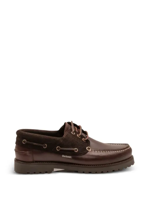 Barbour Re-Engineered Deck leather boat shoes