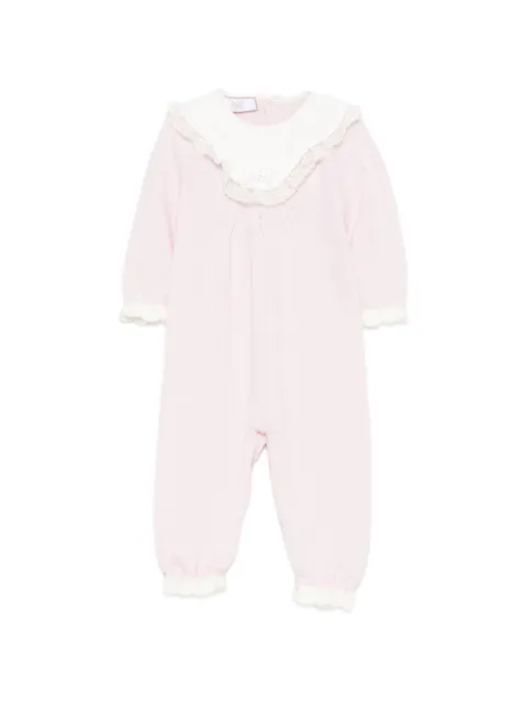 Paz Rodriguez lace-trim bow-detail romper
