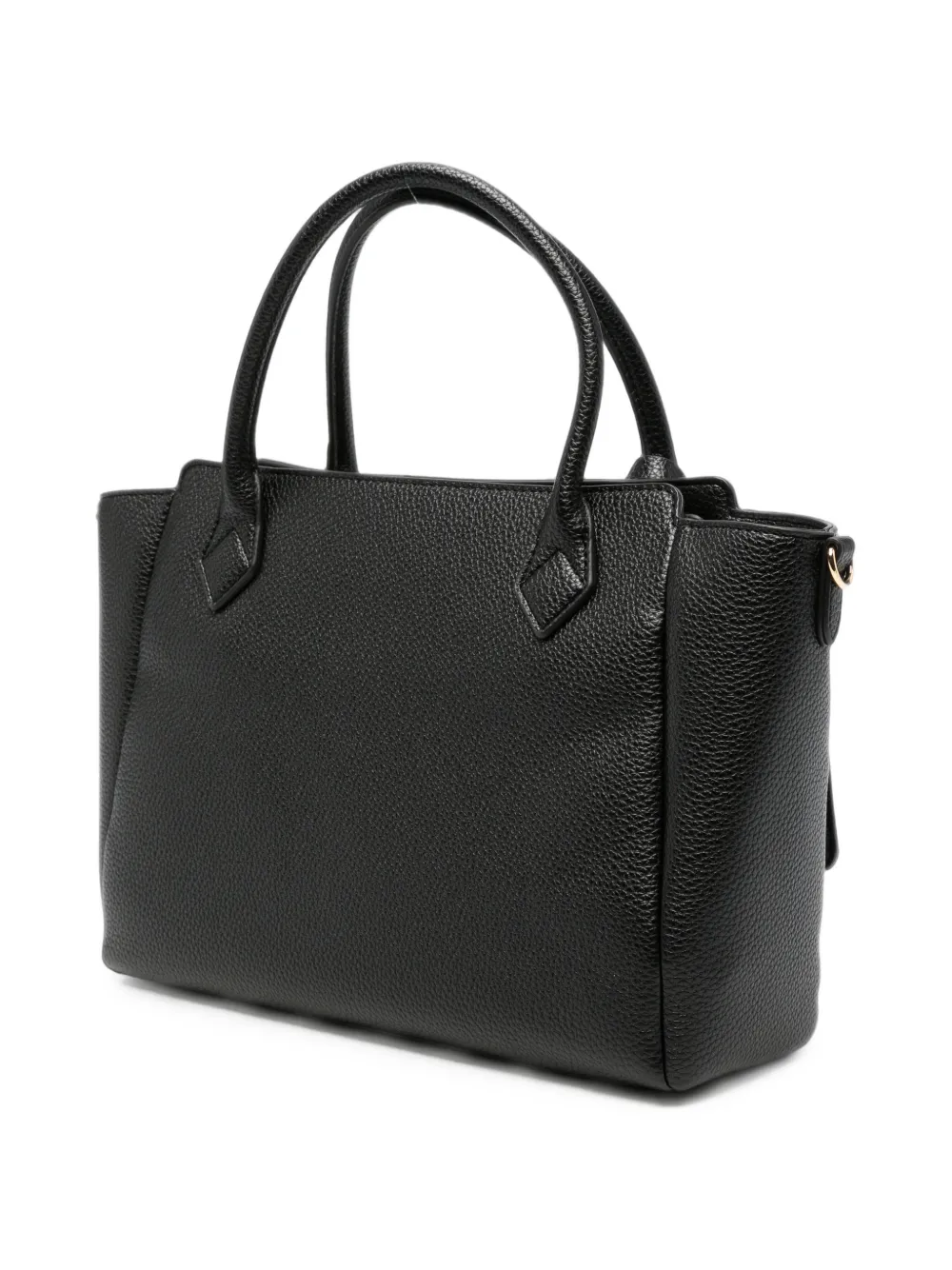 Love Moschino Shopper met logoplakkaat Zwart