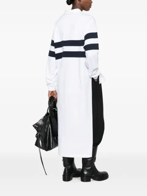 DARKPARK Jill stripe-detail asymmetric polo top
