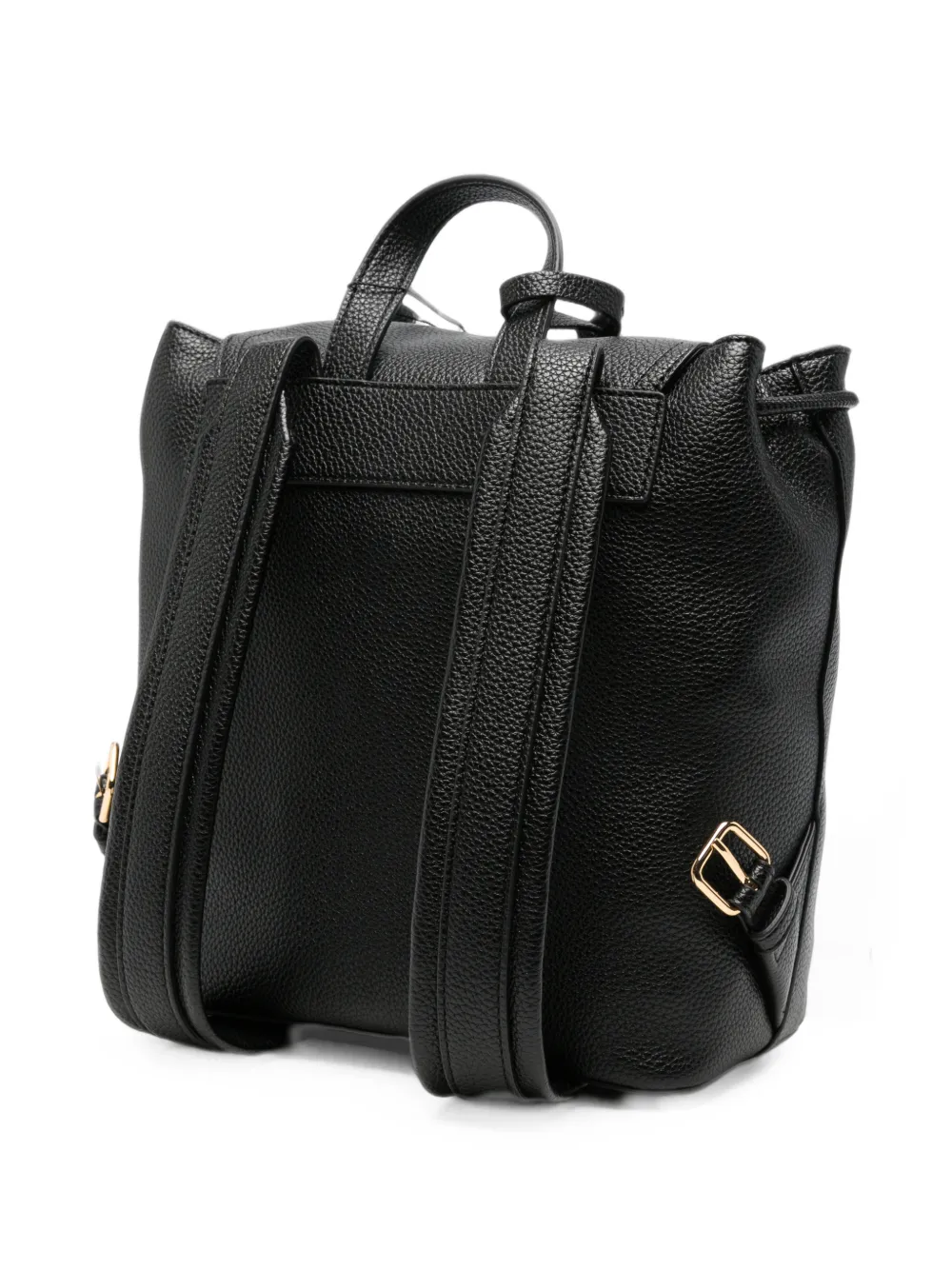Love Moschino padlock-detail pebbled backpack Zwart