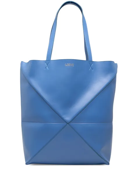 Loewe Pre-Owned 2023 große Shiny Puzzle Fold Tote Bag