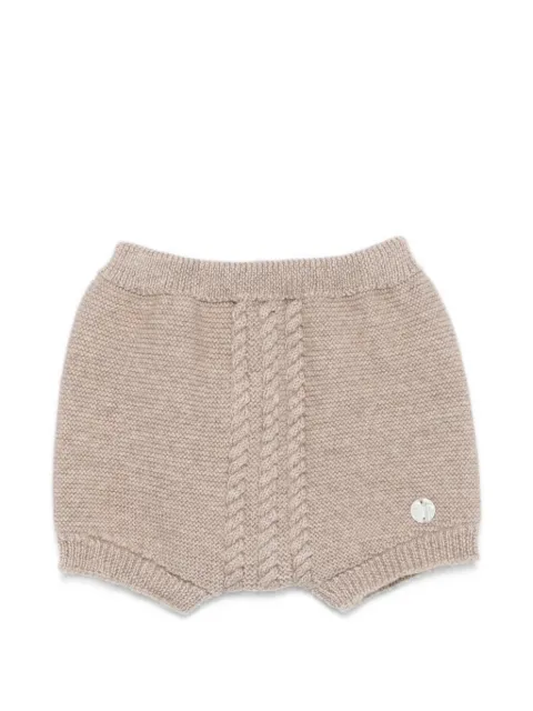 Paz Rodriguez cable-knit shorts