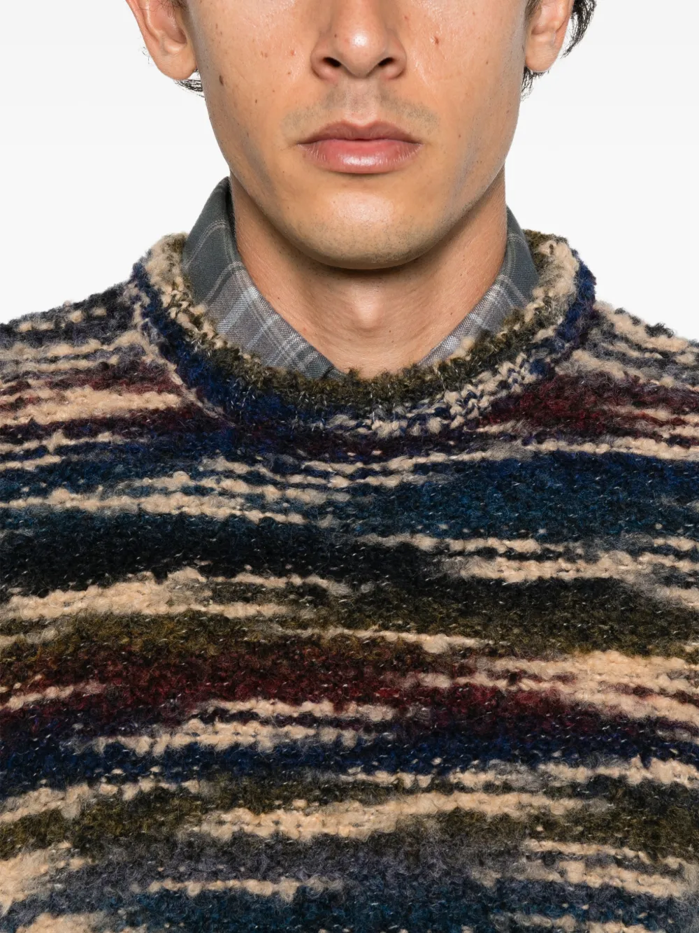 Drykorn horizontal-stripe sweater Blauw