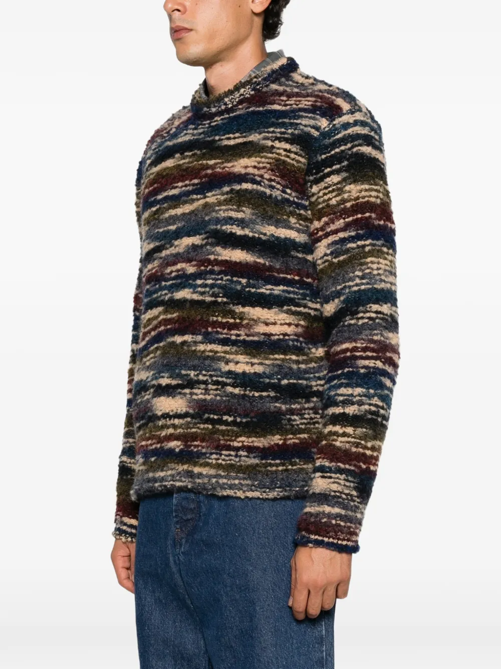 Drykorn horizontal-stripe sweater Blauw