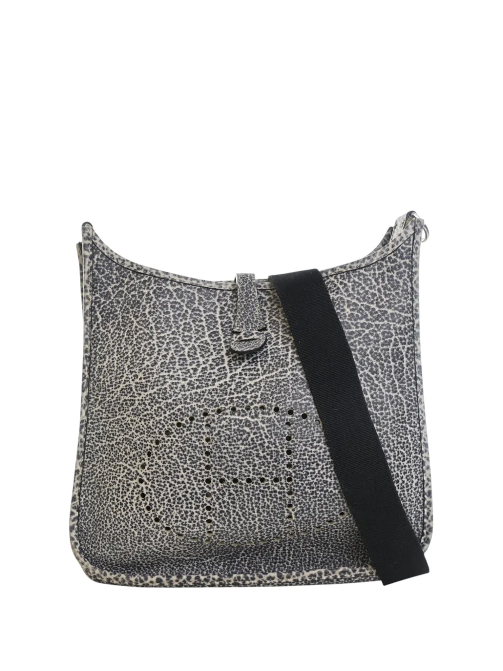 Hermès Pre-Owned 2002 Dalmatian Buffalo Evelyne I 29 crossbody bag - Grigio