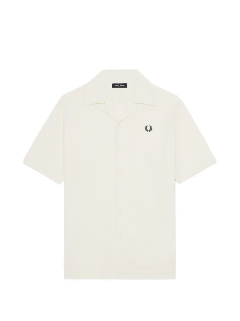 Fred Perry logo-embroidered short-sleeve shirt