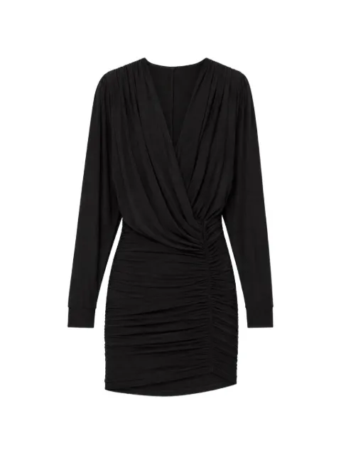 Amazuìn draped wrap-style mini dress