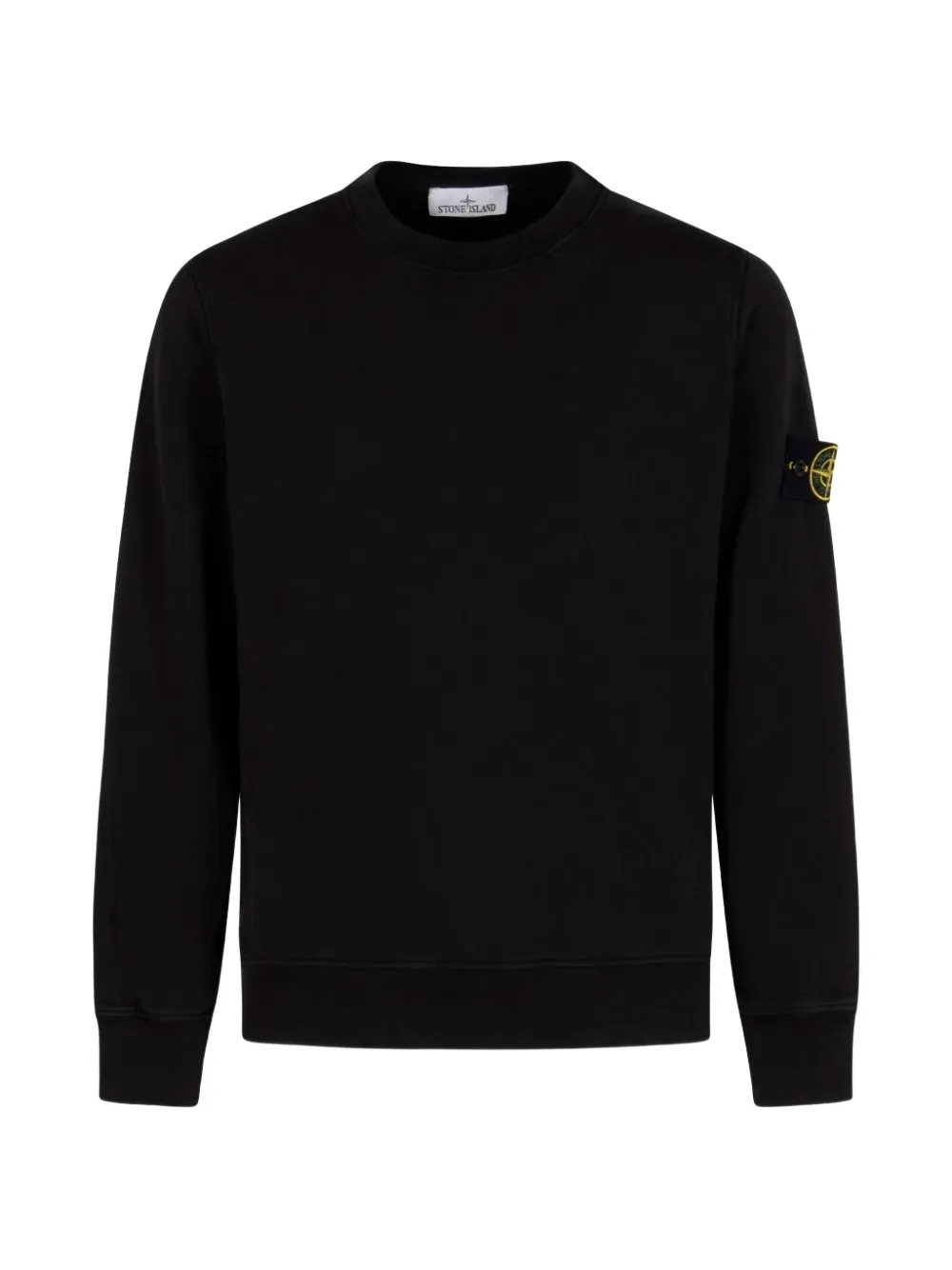 Stone Island 6100060 organic cotton fleece sweatshirt - Nero