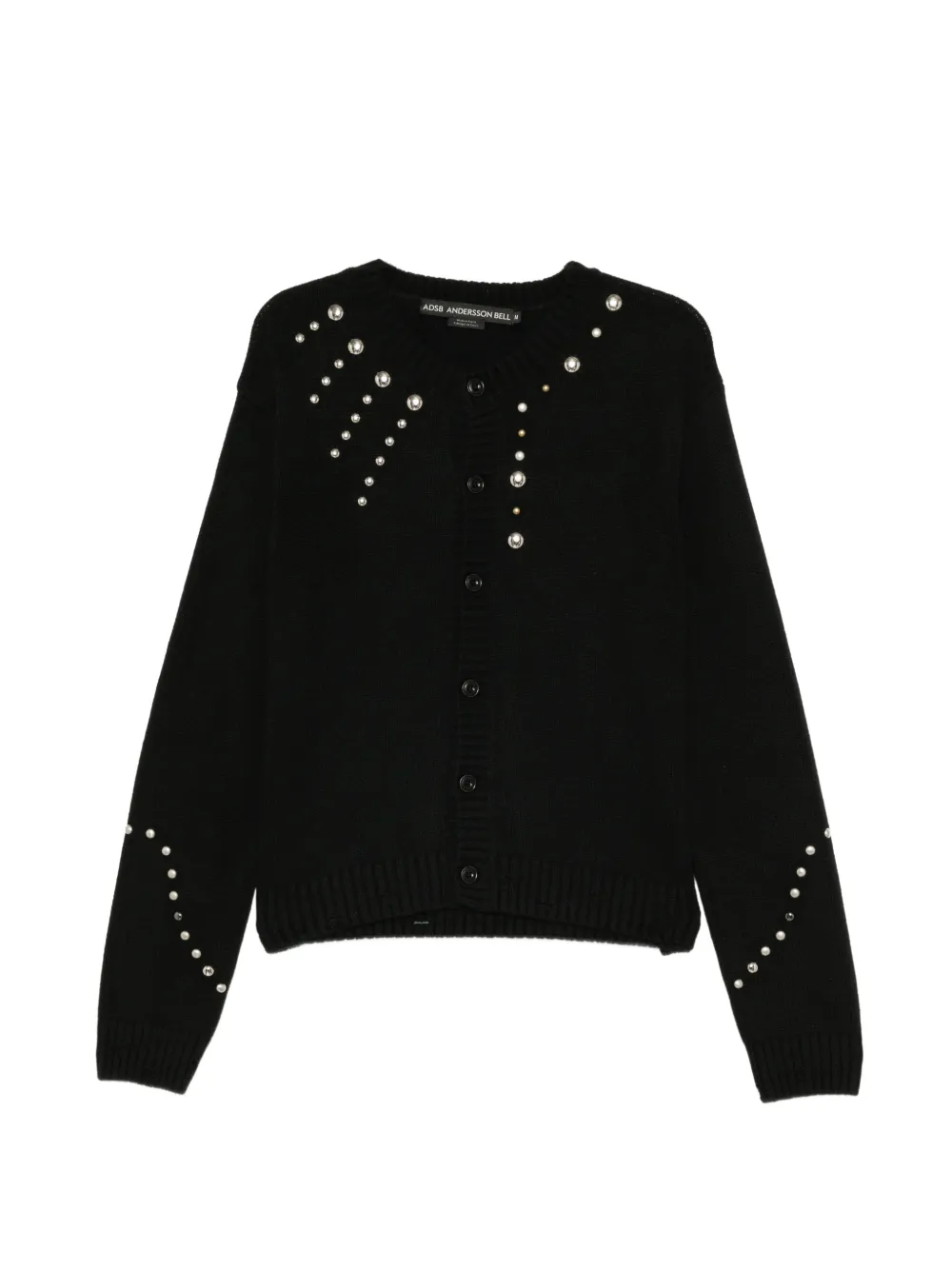 Andersson Bell bead-embellished knitted cardigan