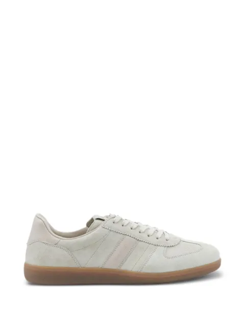 TOM FORD logo-embossed leather-panelled sneakers
